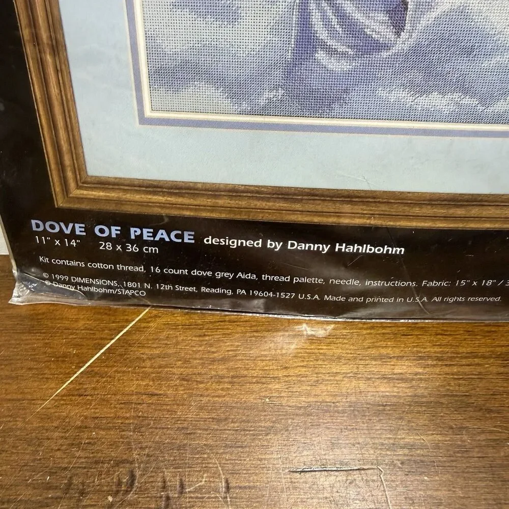 Dimensions Dove of Peace Counted Cross Stitch Kit Danny Hahlbohm 35000 Sealed